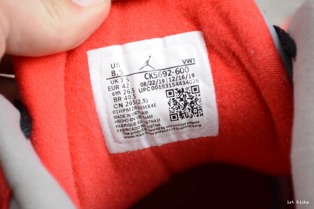 Air CK5692-600 Red Jordan 3 Cement 0729